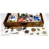 Image 2 : 36)  TREASURE BOX CONTAINING: CANADIAN $1.00 BILL