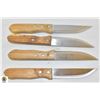 Image 1 : SET OF 4 GOURMET BY STARFRIT STEAK KNIVES