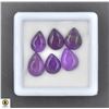 Image 1 : #332-NATURAL PURPLE AMETHYST GEMSTONE  22.0CT