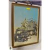 Image 1 : LRG FRAMED MILITARY DESERT PHOTO