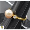 Image 1 : #417-NATURAL FRESH WATER PEARL RING SIZE 5.5