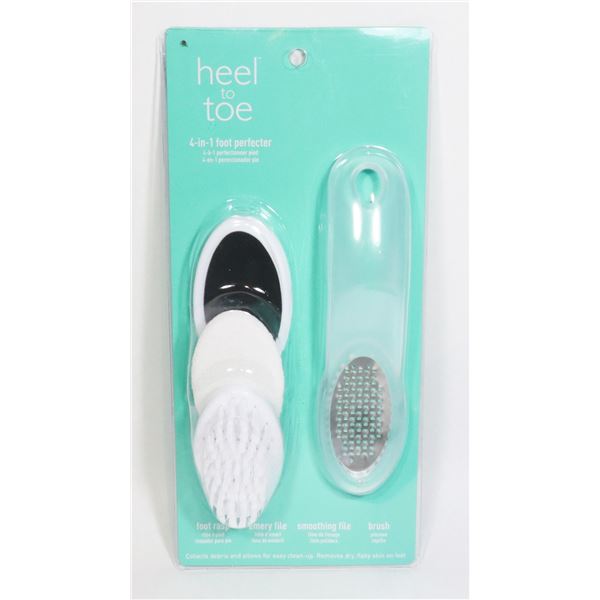 NEW HEEL TO TOE 4 IN 1 FOOT PERFECTER SET new-heel-to-toe-4-in-1-foot-perfecter-set