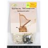 Image 1 : NEW MAKE YOUR OWN WOODEN MUSIC BOX HARP THEME