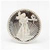 Image 2 : 1 TROY OUNCE WALKING LIBERTY FINE SILVER 0.999