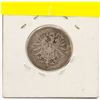 Image 2 : 1874 GERMAN 1 MARK SILVER COIN