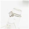 Image 2 : NEW STERLING SILVER SIZE 4.5 MOISSANITE RING