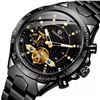 NEW MENS FOSINING SKELITAL PERPETUAL WATCH