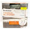 BROOKSTONE SIZE: QUEEN 84 X 90 HEATED BLANKET