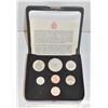 Image 1 : 7 COIN DOLLAR & DOUBLE PENNY SET 1973
