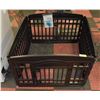 Image 1 : BLACK PORTABLE CHILDRENS PLAY PEN