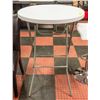 ROUND CAFE STYLE PORTABLE COLLAPSIBLE TABLE