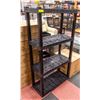 4 TIER HEAVY DUTY PLASTIC GARAGE SHELVING UNIT