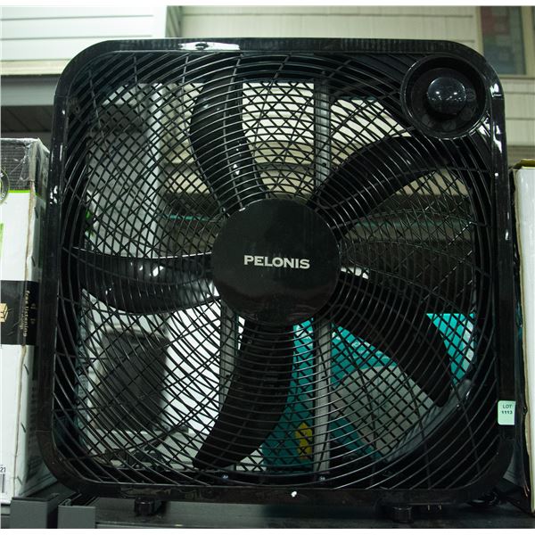 BLACK PELONIS BOX FAN