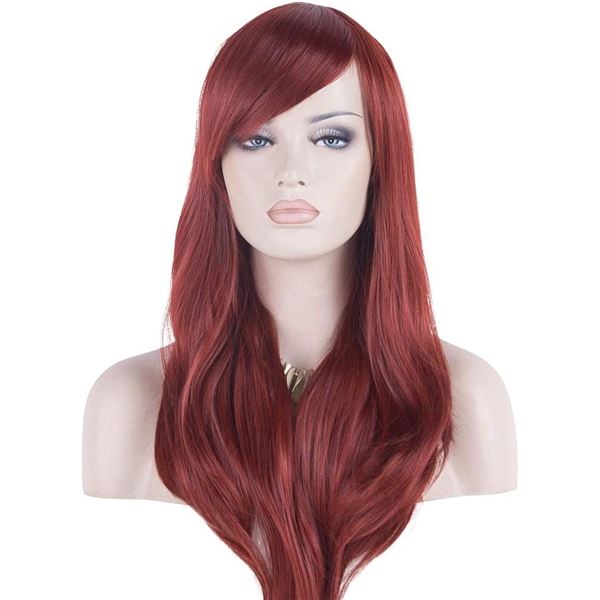 NEW DAOTS 28" WINE RED WIG