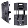 Image 1 : NEW HEAVY DUTY 7 WHEEL ROLLING TROLLEY WITH