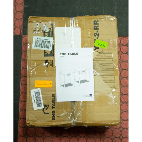 NEW ED008-2 METAL END TABLE