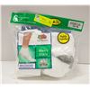 Image 1 : ANKLE WHITE SOCKS,SIZE 12-16 6PK FRUIT OF THE LOOM