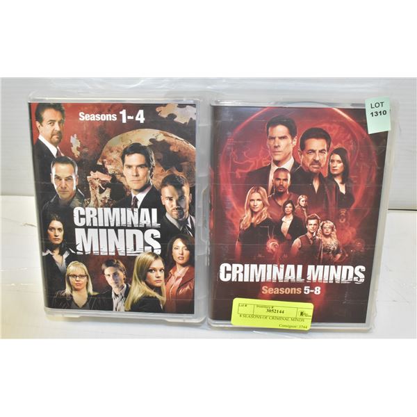 8 SEASONS OF CRIMINAL MINDS