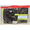 Image 1 : 2 BLACK L SAFETY SHIRT WITH HI-VIS STRIPES
