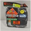 Image 1 : WORK BOOT SOCKS,SIZE 6-12,6-PACK FRUIT OF THE