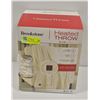 Image 1 : BROOKSTONE HEATED THROW 50 IN X 60 IN