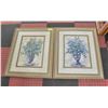 Image 1 : PAIR OF ORNATE FRAMED PLANT PICTURES