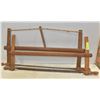 Image 1 : 2 VINTAGE WOOD BOW SAWS