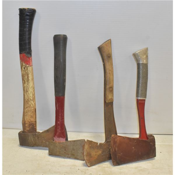 FLAT OF 4 HATCHETS