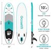 Image 2 : GOOSEHILL STAND UP PADDLE BOARD, SAILOR GREEN