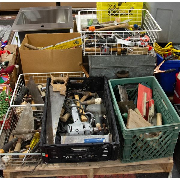 PALLET OF ESTATE TOOLS
