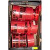 Image 1 : FLAT OF RED DANGER CONSTRUCTION TAPE