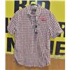 Image 1 : NEW CHAPS MENS RED PLAID SHIRT SIZE MEDIUM