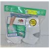Image 1 : ANKLE WHT SOCKS,SIZE 6-12,6-PACK FRUIT OF THE