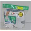 Image 1 : ANKLE WHT SOCKS,SIZE 6-12,6-PACK FRUIT OF THE