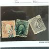 Image 2 : Five (5ct) Early US 1857-1865 US Used Classic Stamps