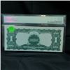 Image 2 : 1899 $1 One Dollar Black Eagle Silver Certificate Note Fr#2338PMG63