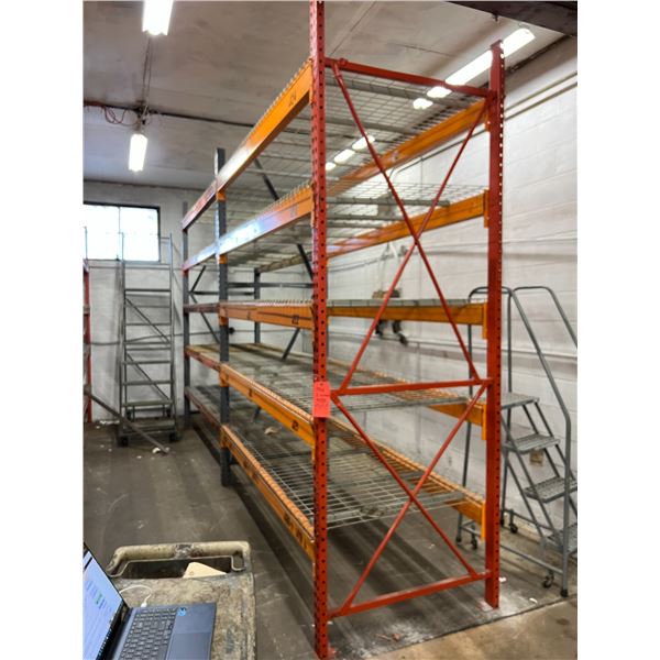 2 Sections of Pallet Racking - 10' Tall