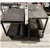 Image 2 : Lot of (2) Rolling Carts