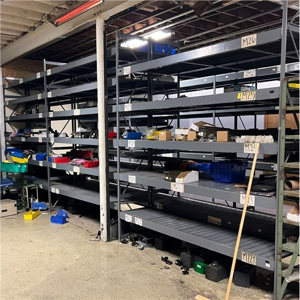 3 Sections EQUIPTO Shelving - 9' 8