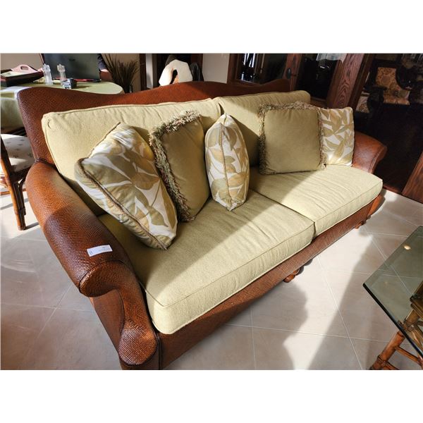 Tommy Bahama Wicker Couch 88L x 47W x 39H