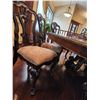 Image 6 : Stanley Furniture Company 8 Person Octagon Dining Table & Claw Foot Dining Chairs 90L x 74W x 31,5
