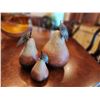 Image 1 : Clay Pears - Set of 3 Large One 13H x 7.5W