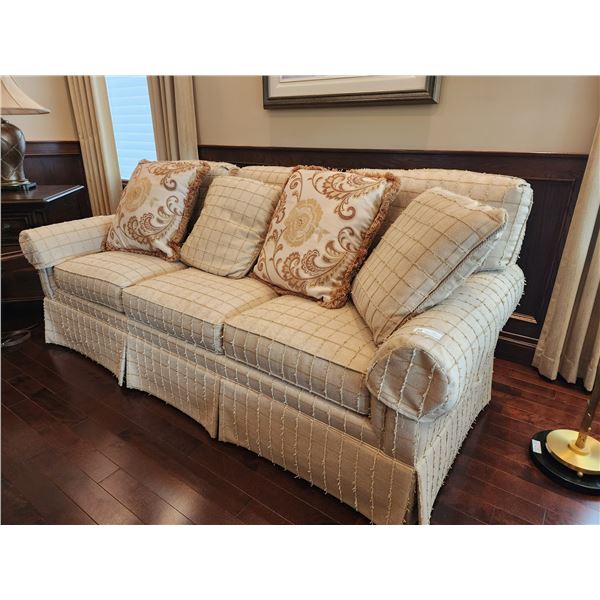 Lexington Upholstery Sofa & Pillows 84L x 36D x 32H
