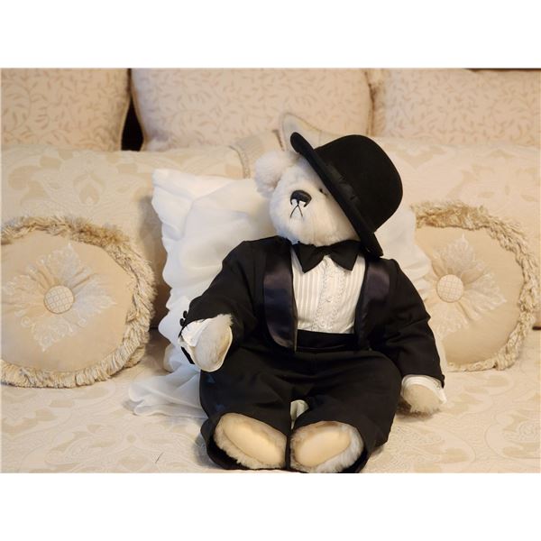 Black Tie Bear 21"
