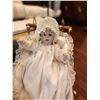 Image 1 : Victorian Baby In Pram Porcelain Doll 47H x 26L