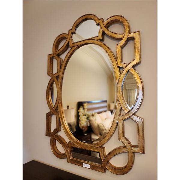Wood Frame Mirror 53H x 38W