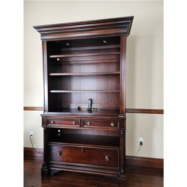 Stanley Furniture Company Light Up Cabinet 48W x 16.5D x 86.5H