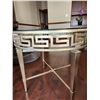 Image 2 : Round Glass Top Side Table 28L x 25H