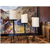 Image 1 : Set of 3 LED Metal Candle Holders 17" Tallest One