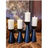 Image 2 : Set of 4 Candle Holders 10.5 Tallest